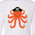 thumbnail image 4 of Inktastic Pirate Octopus Kids Funny Long Sleeve Youth T-Shirt, 4 of 5