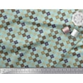 thumbnail image 3 of Soimoi Cotton Duck Fabric Argyle Check Print Fabric by The Yard 42 Inch Wide, 3 of 3