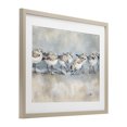 thumbnail image 3 of Stupell Industries Shore Birds Lineup on Beach Birch Framed Print Under Glass design by Ramona Murdock, 17 x 21, 3 of 10