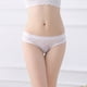 thumbnail image 4 of Gibobby Lencería para mujer sexy tangas Bragas transparentes de encaje para mujer Calzoncillos sin costuras de de algodón de malla transparente sexy(Blanco, M), 4 of 5