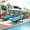 Light Blue, variant on Leumius Outdoor Chaise Lounge Chair Set of 2,Wicker Reclining Lounge Chair with Cushions and Backrest Adjustable to 150° for Outside Pool Patio,Beige