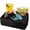Black, variant on Couch Cup Holder Pillow, Poedist Couch Cup Holder Tray! Keep Your Drinks Hand Side and KeepTemp, Prevent Spills and Use Anywhere. Cup Holder for Couch, Bed, Man Cave, Car, Park, Beach. Grey