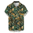 thumbnail image 4 of COSFO Hawaiian Men Button Down Shirt Summer Short Sleeve Tops Tropical with Pocket Classic Fit Collared Mens Shirts Casual, 4 of 6