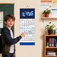 thumbnail image 5 of Calendario de Pared Grande, Vertical Calendario de Pared Triple 2026 Vistas de 3 Meses Calendario, Planificador de Pared Colgante Grande para la Escuela, el Lugar de Trabajo, el Dormitorio, el Hotel,, 5 of 5