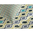 thumbnail image 4 of Ambesonne Abstract Quilted Bedspread Set 3 Pcs, Oval Drop Like Forms, King Size, Purple Black Sky Blue, 4 of 5