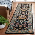 thumbnail image 2 of SAFAVIEH Aspen Sierra Tribal Runner Rug, Black/Light Blue, 2'3" x 9', 2 of 8