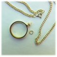 thumbnail image 2 of BeadExplosion Portamonedas Bisel Cuarto EE. UU. Collar de eslabones chapado en oro de 25 centavos Piezas del kit de cadena de 24 ", 2 of 5