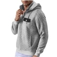 thumbnail image 3 of ameIAEA Casual Sweatshirts for Men Long Sleeve Solid Color Fall Pullover Tops with Pockets, 3 of 6