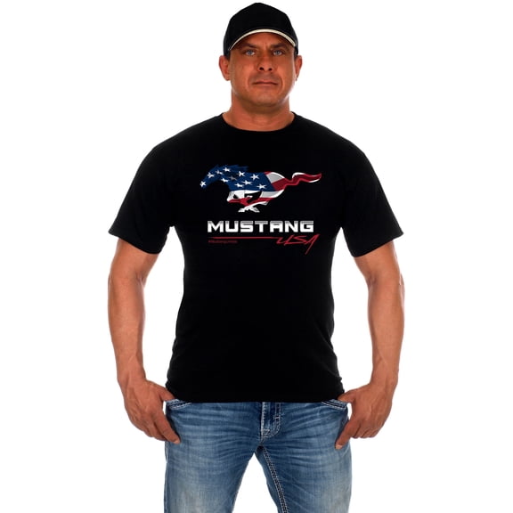 JH DESIGN GROUP Men's Ford Mustang USA T-Shirt