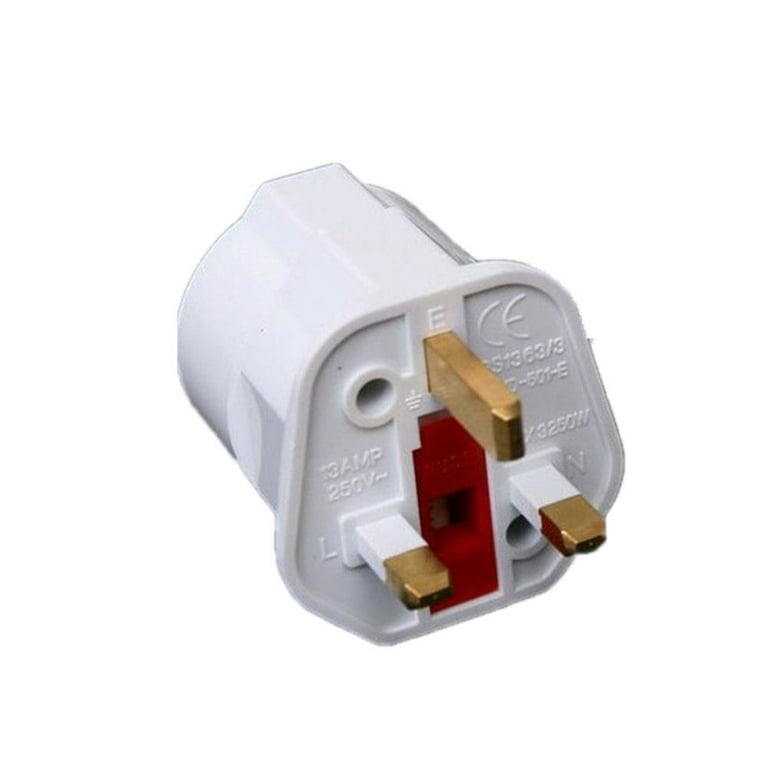 Multifunctional Converter Travel Adaptor Plugs Adaptor Power Adapter 250V  13A EU to UK WHITE&RED