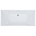 thumbnail image 4 of ALFI brand AB8840 67 inch White Rectangular Acrylic Free Standing Soaking Bathtub, 4 of 7