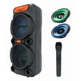 thumbnail image 1 of Bocina Bluetooth Diez Naranjas 5.1 Torre 30W con Micrófono y Luces LED 6.5"*2 Xtellar negro, 1 of 4