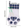 thumbnail image 3 of Grrvtrz Christmas Decoration Supplies Dog Pawss Christmas Stocking Hanging Bones Meow Pawss Christmas Gift Bags Holiday Products Gifts,Holiday Products,Christmas Decorations, 3 of 8