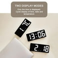 thumbnail image 3 of AURIGATE Digital Dual Alarm Clock for Bedroom, Large Display Bedside Clock with Battery Backup, USB Phone Charger, Volume, Dimmer, Easy to Set Loud LED Clock for Sleepers Kid Senior Teen Boy Girl, 3 of 3