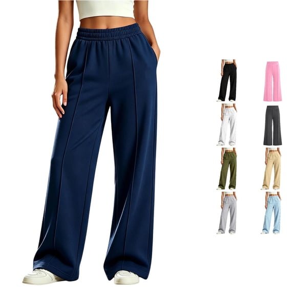 Girls Baggy Wide Leg Sweat Pants Sweatpants Elastic Waist Joggers Pants Preppy Clothes for Kids 5 16 Years Music Leggings Ideology Girls Girls Clothes 8t Cheerleader Leggings Girls Outfits