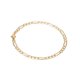 thumbnail image 2 of Pulsera Esclava Ametrinaa Figaro 3x1 3mm Unisex 19cm Oro Italiano Hueco 10k, 2 of 5