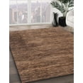 thumbnail image 3 of Ahgly Company Machine Washable Indoor Rectangle Abstract Red Brown Area Rugs, 3' x 5', 3 of 7