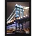 thumbnail image 2 of Andreas Magnusson 11x14 Black Modern Wood Framed Wall Art Titled - Manhattan Bridge, 2 of 6