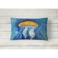 thumbnail image 2 of Carolines Treasures MW1223PW1216 Calm Water Jellyfish Fabric Decorative Pillow  12H x16W multicolor, 2 of 3