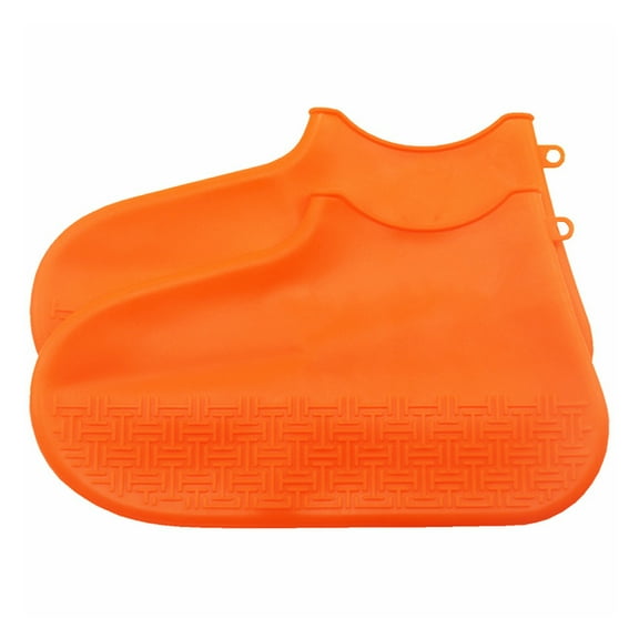LEORX Silicone Shoe Protector Orange Reusable for Beach and Road Trips
