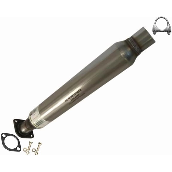 Northeastern Exhaust Resonator Pipe Fits 2006-2011 Chevrolet Impala 3.9L, 2006-2009 Impala 5.3L, 2006 Chevrolet Monte Carlo 3.9L Sedan | Direct Fit |Stainless Steel