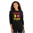 thumbnail image 3 of PACMAN Game Over Blinky Ghost Long Sleeve TShirt Men Women Brisco Brands S, 3 of 6