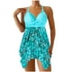 thumbnail image 2 of Traje de baño para mujer Traje de baño dividido con estampado grande para mujer Falda de bikini Traje de baño dividido Trajes de baño para mujer, 2 of 6