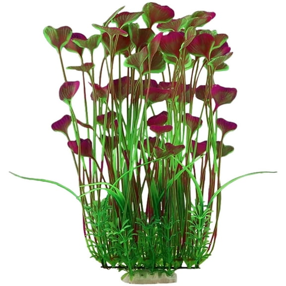 pdqouc 15 Inch Fish Tank Decoration Aquarium Landscaping Artificial Water Water Plastic Water Decoration Seagrass for Fish Tank Aquarium Decor Hanging Plants