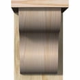 thumbnail image 2 of 8"W x 12"D x 12"H Carmel Rough Sawn Corbel w/Backplate, Douglas Fir, 2 of 9