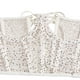 thumbnail image 3 of Corsé con cordones para mujer, cinturón de cintura, cinturón de vestir para mujer con cintura de lentejuelas para Navidad de disfraces, boda Encaje Blanco Colco corsé de mujer, 3 of 8