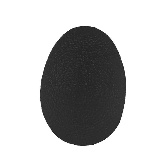 B-350 Black Silicone Finger Strength Exerciser Grip Training Egg High Elastic Hand Fitness Stress Relief