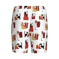 thumbnail image 2 of Haiem Cute Cat And Christmas Gift Men's Pajama Short with Soft Woven Cotton Elastic Waistband Sleep Short-3X-Large, 2 of 9