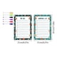 thumbnail image 1 of TYU047-088 Tablero de mensajes de notas de planificación semanal de acrílico transparente magnético estéreo, adhesivo magnético borrable para refrigerador, 1 of 6