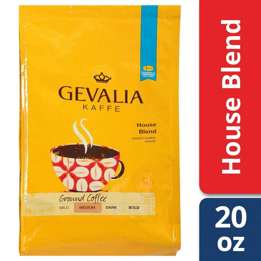 Gevalia House Blend Ground Coffee, 20 oz Bag