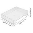 thumbnail image 2 of OUNONA  3 Pcs Shelving Paper Holder for Desk Document Storage Container, 2 of 8