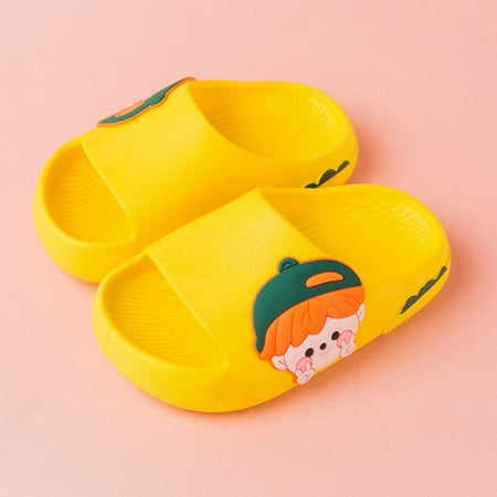

Toddler Little Kids Shark Beach/Pool/Shower Slides/Anti-Skid Home Bath Slippers/Cute Summer Outdoor Shoes for Girls and Boys