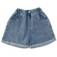 thumbnail image 5 of WILLBEST Jeans Mujer Pantalones Cortos Casuales Holgados para Niñas, para Uso Diario, Conjuntos de Verano Cómodos para Jugar, de 4 a 15 Años, Con Zapatillas Deportivas. 9-10 Years, 5 of 6