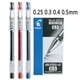 thumbnail image 1 of Pilot-Juego de bolígrafos de Gel HI-TEC, bolígrafo de punta fina de 0,25, 0,3, 0,4, 0,5 MM, tinta de Gel neutra, negro, azul, rojo, BLLH-20C4, 12 unids/lote por caja, 1 of 3