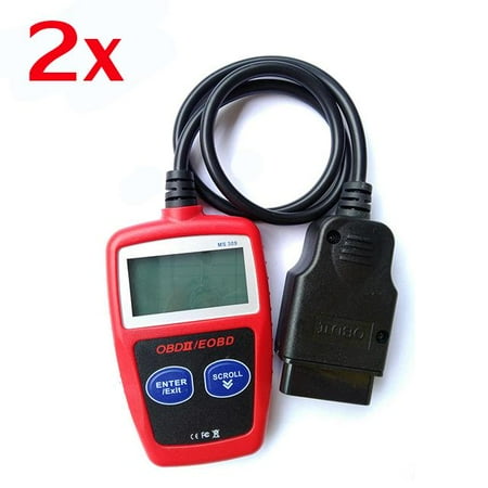Auto Eraser - 2 Pack - OBD ll Car Diagnostic Scanner Check Engine Light Error Code Eraser Engine Fault Scanner Tool Auto Code Reader OBD 2 OBDII MS