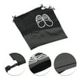 thumbnail image 3 of Unique Bargains 10 Pcs Slippers Pattern Dustproof Shoe Dust Bag Shoes Storage Bag Portable Drawstring Storage Bag Black, 3 of 5