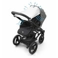 thumbnail image 4 of Universal Sun & Weather Cover for Strollers & Car Seats – Cream Windproof Rain Shield with Breathable Mesh Panels, 4 of 6