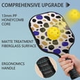 thumbnail image 4 of Pickleball Paddles Set Of 1, Fiberglass Surface, Animal, Leopard Print, 1 Paddle, 2 Balls & Bag, 4 of 5