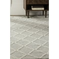 thumbnail image 3 of SAFAVIEH Natura Tracery Geometric Area Rug, Silver/Ivory, 8' x 8' Square, 3 of 6