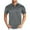 Gray, variant on fatyb Men's Golf Shirts Casual Short Sleeve Pocket Tops Breathable Summer Collar Tees Shirts for Men