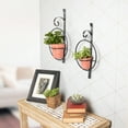 thumbnail image 4 of Danya B. Tivoli 2-Piece Metal Hanging Planter Set, 4 of 12