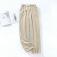 thumbnail image 4 of TINZ Pantalon Décontracté Ample et Chaud pour Femmes, Pantalon de Pyjama, Pantalon en Lin pour Femmes, Pantalon d'Été Décontracté avec Poches pour Femmes, 4 of 6