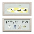 thumbnail image 1 of Gango Home Decor Contemporary Laundry Rules I & II by Sue Schlabach (Ready to Hang); Two 18x8in Distressed Framed Prints, 1 of 5