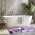 thumbnail image 2 of Purple Butterfly Flower Text Pattern Kitchen Rug Mat,Kitchen Runner Rugs Non Skid Washable,Decorative Kitchen Floor Mats for Kitchen,Sink,Laundry,17"x47.2", 2 of 7