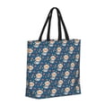 thumbnail image 2 of Naloa Astronaut Corgi Dog Tote Bag for Women, Foldable Tote Bag With Zipper, Large Shoulder Bag, Top Handle Handbag for Travel, Work, Shopping, 2 of 9