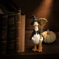 thumbnail image 6 of Cififendec Halloween Mini Resin Duck Figurine, 6.29"×2.91", Mummy Pumpkin Ghost Witch Reaper Duck Statues for Cute Spooky Tabletop Holiday Decor, 6 of 7